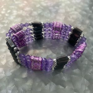 2/$15- Adjustable Magnetic Bead Layer Bracelet